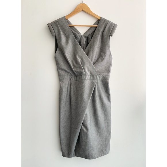 Asos | Strong Shoulder Wrap Front Sleeveless Sheat - Picture 1 of 8